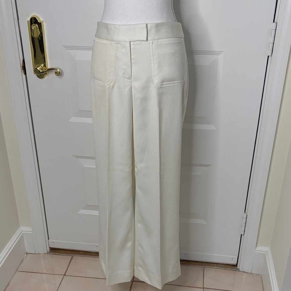 Jones New York Winter White Women's Pants. Wide Leg. 8